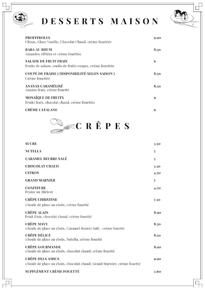 O' Rebond Favorable - Menu Image 1