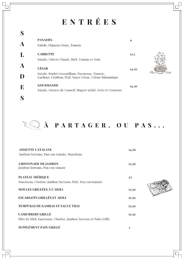 O' Rebond Favorable - Menu Image 2